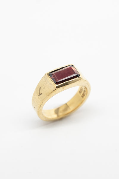 Adroit Red Garnet | Gold