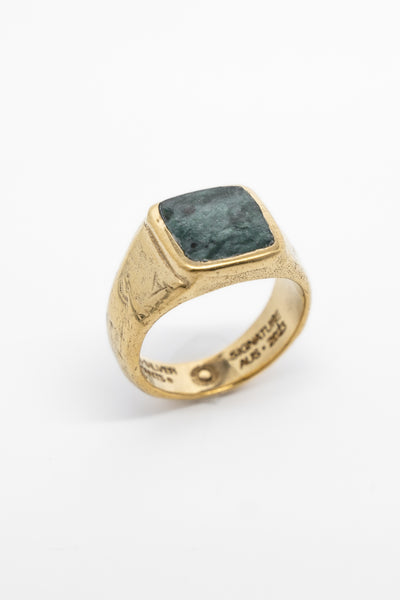 Augustus Green Marble | Gold