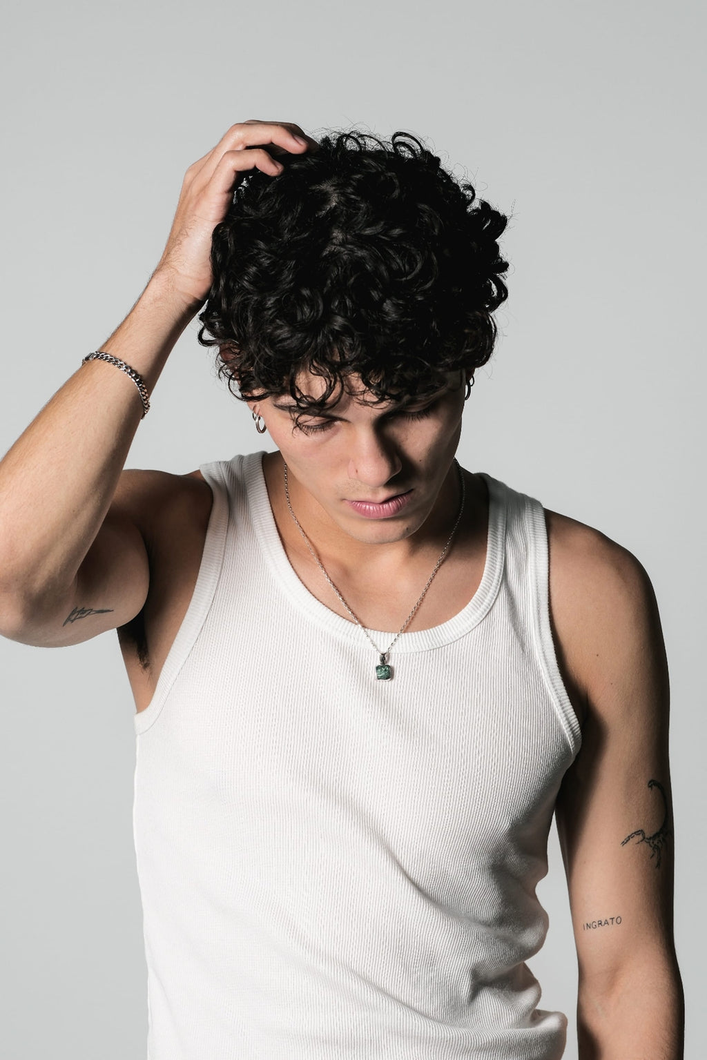 Augustus Pendant Green Marble