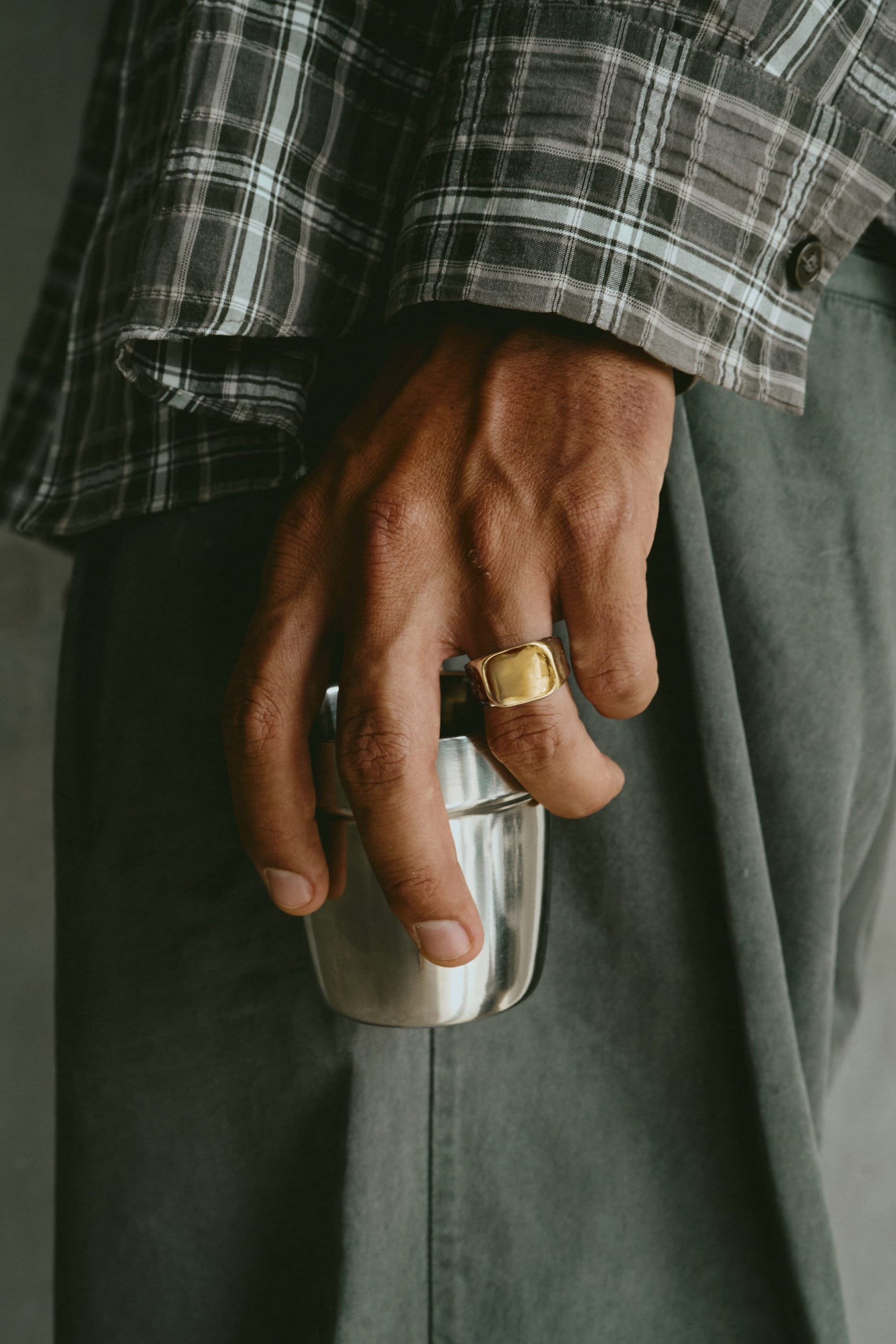 Cushion Signet | Gold