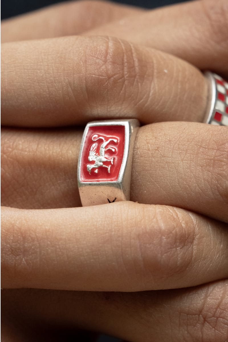 Gryphon Ring Red