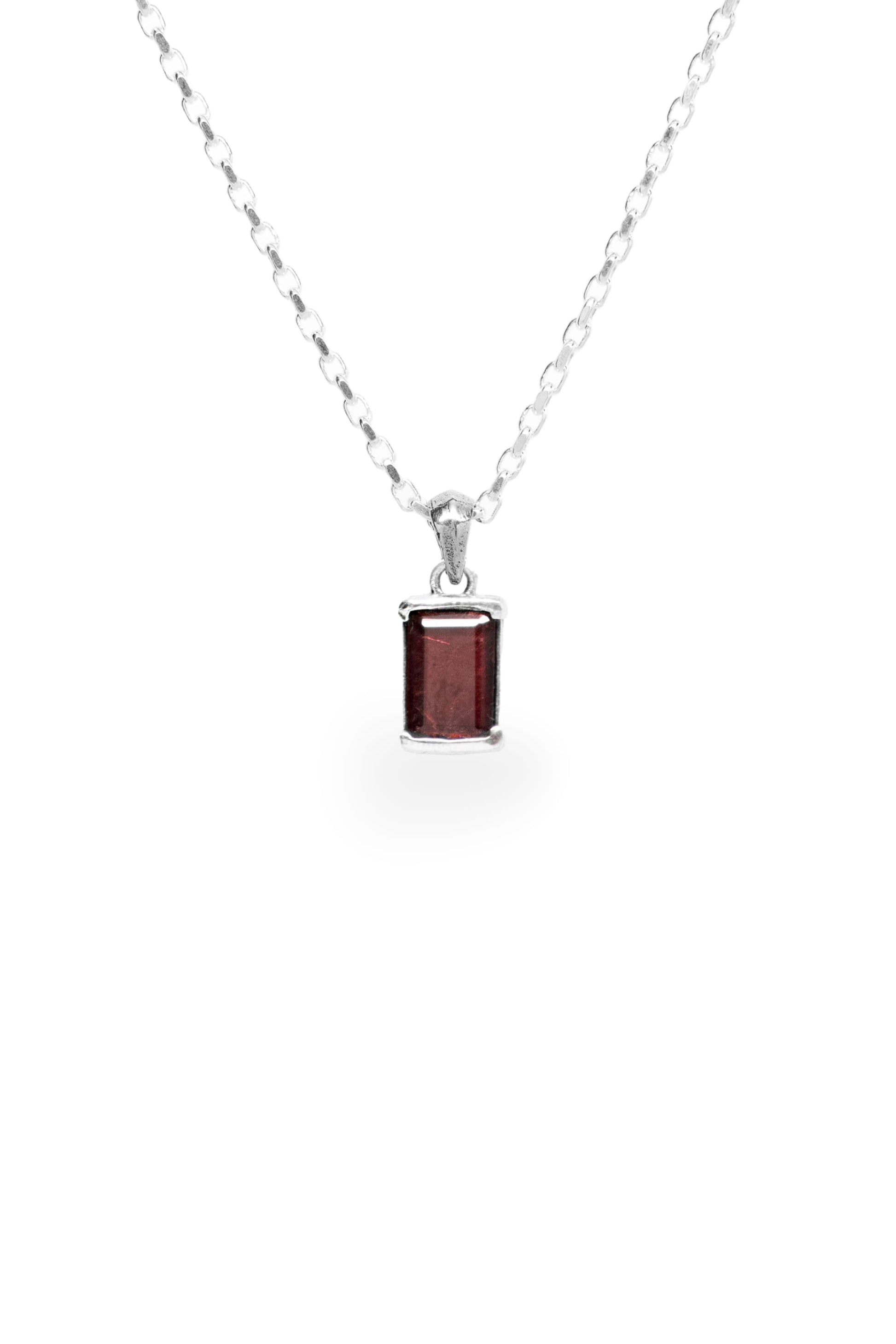 Karst Pendant Red Garnet