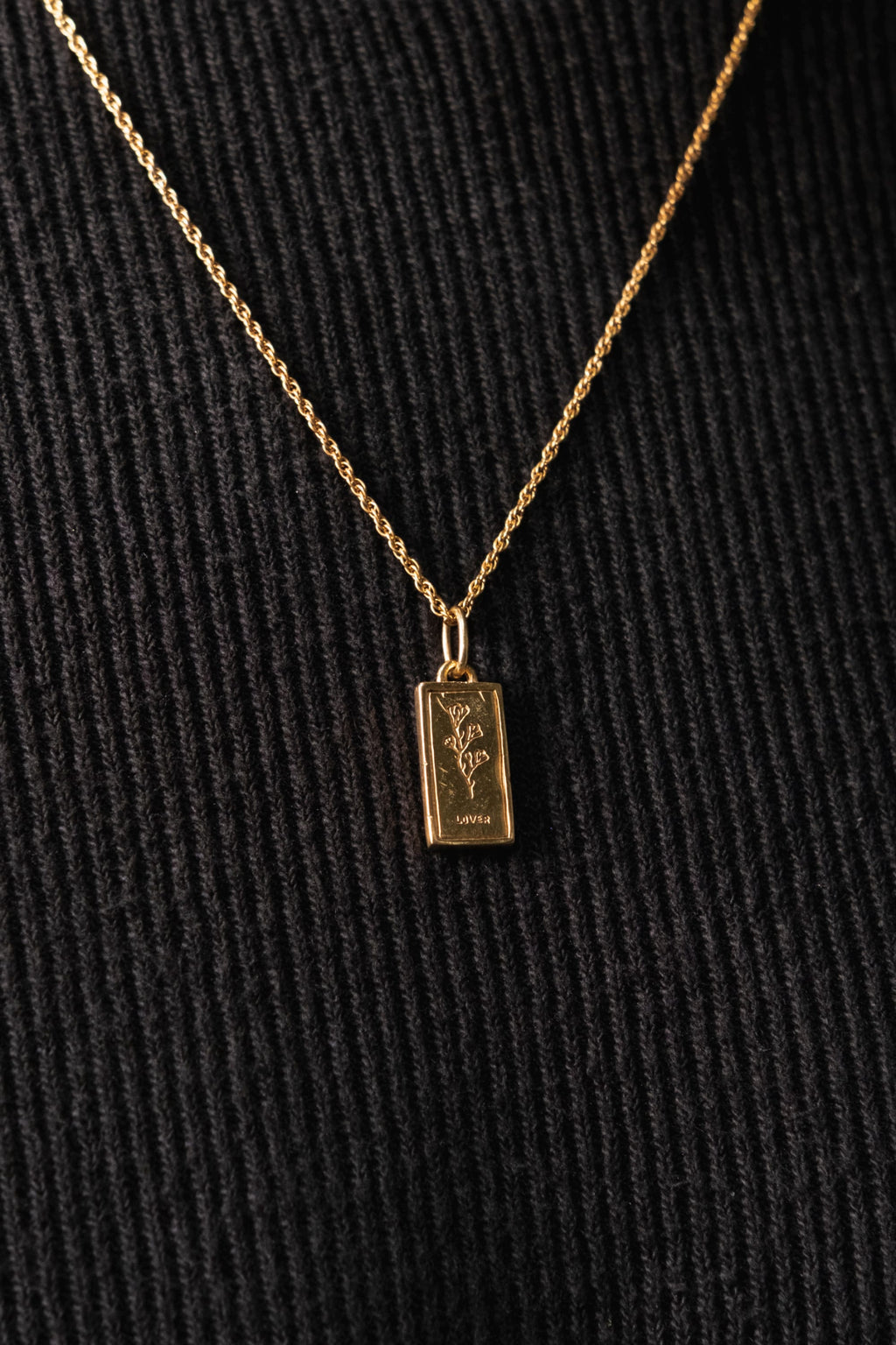 The Lovers Pendant | Gold