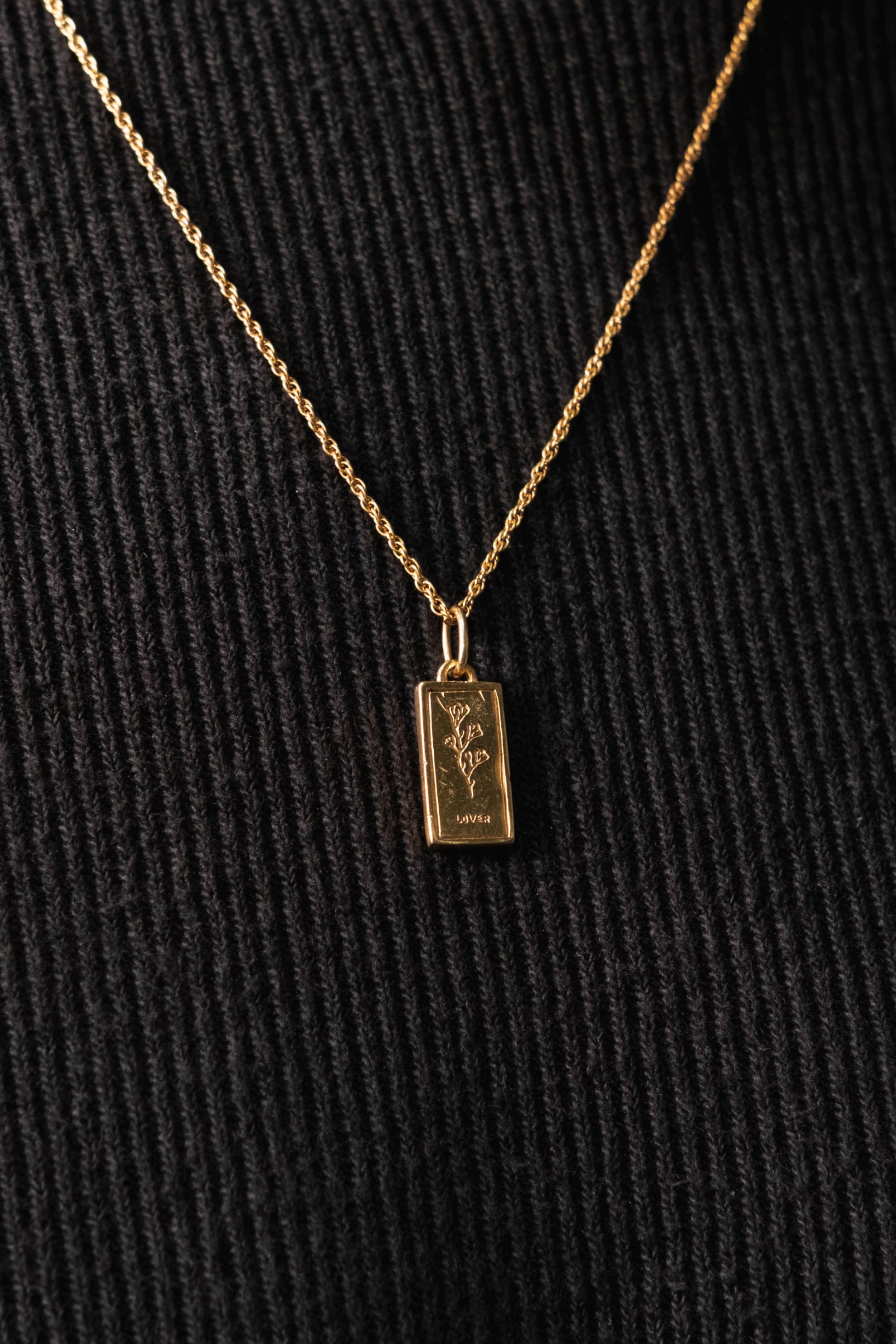 The Lovers Pendant | Gold