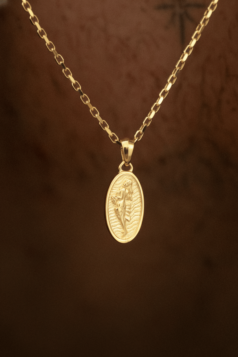 Mazu Pendant | Gold