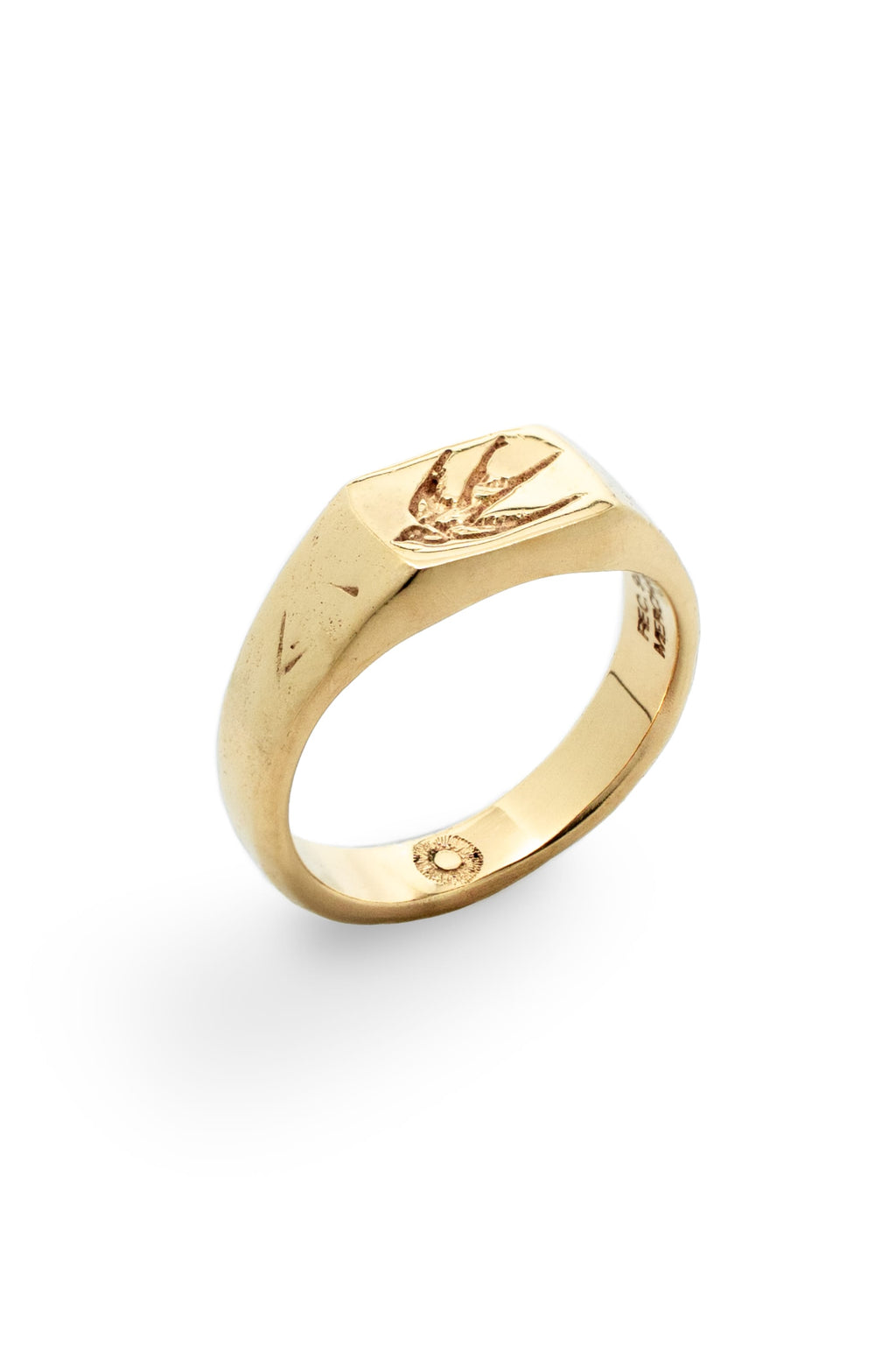 Swallow Signet | Gold