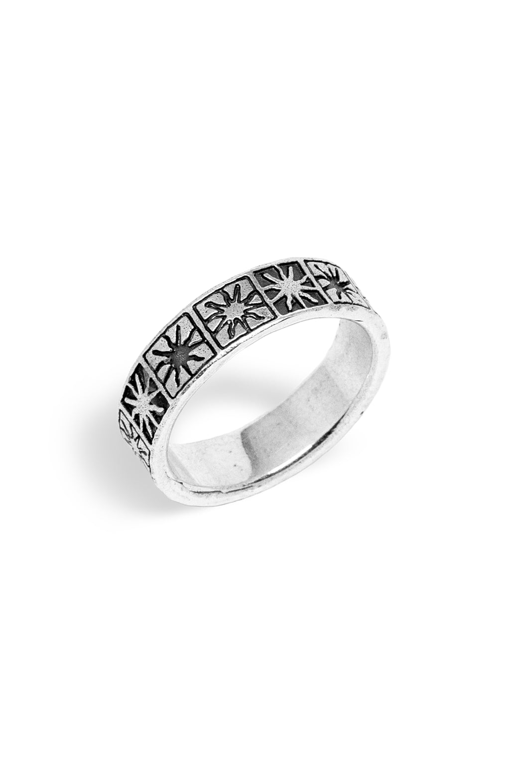 Solstice Band – men's silver band ring by Merchants of the Sun