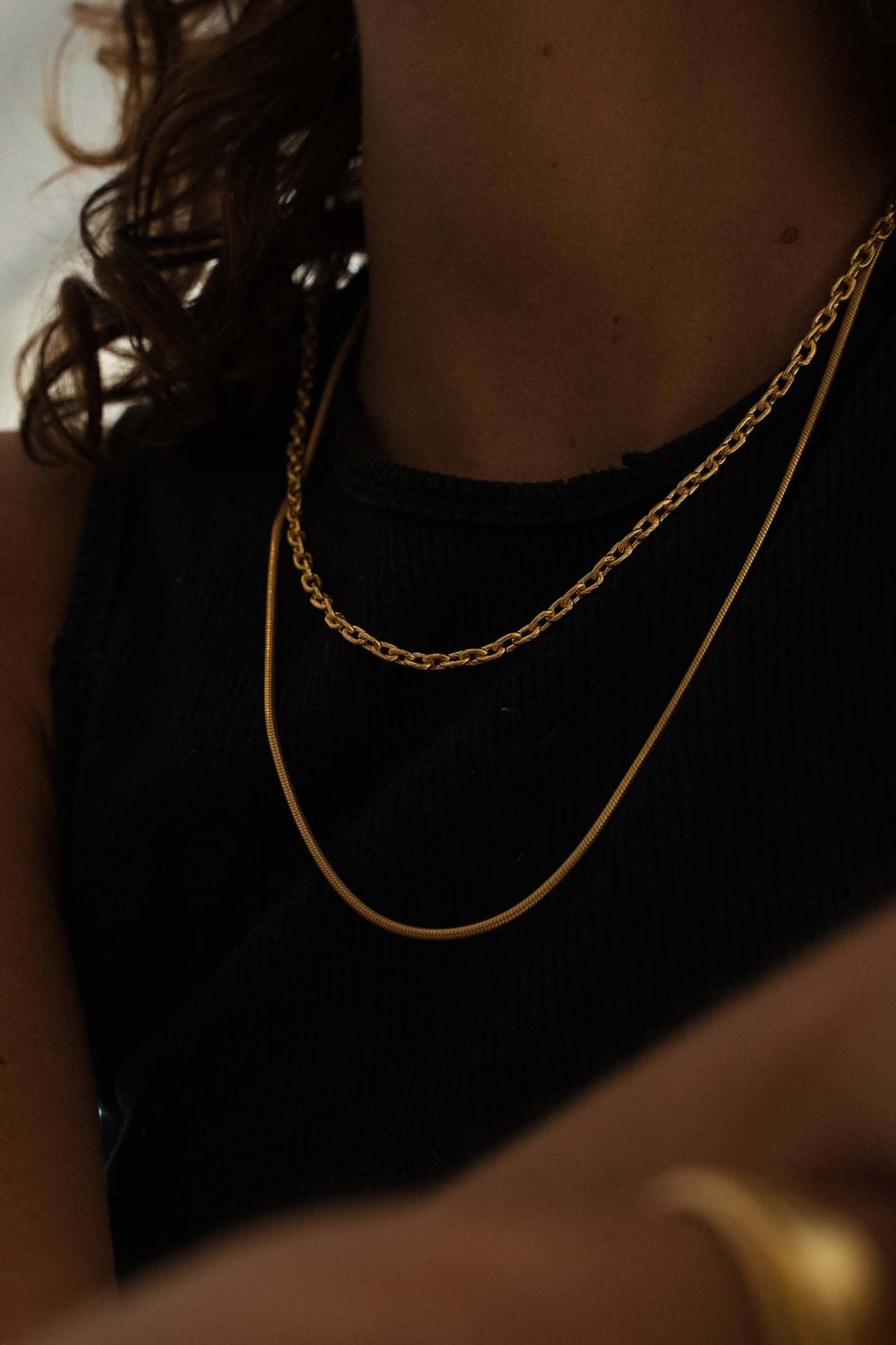 The Dusk Chain Necklace | Gold