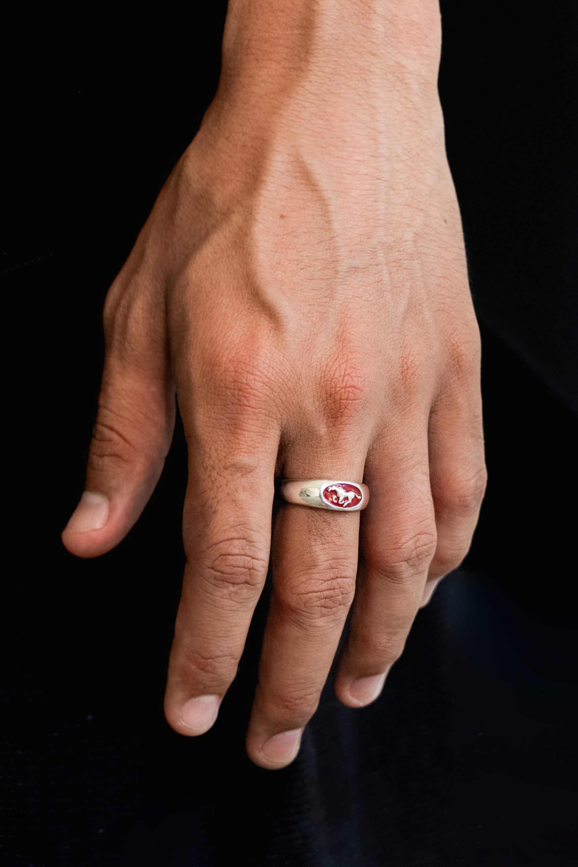 Stallion Ring Red