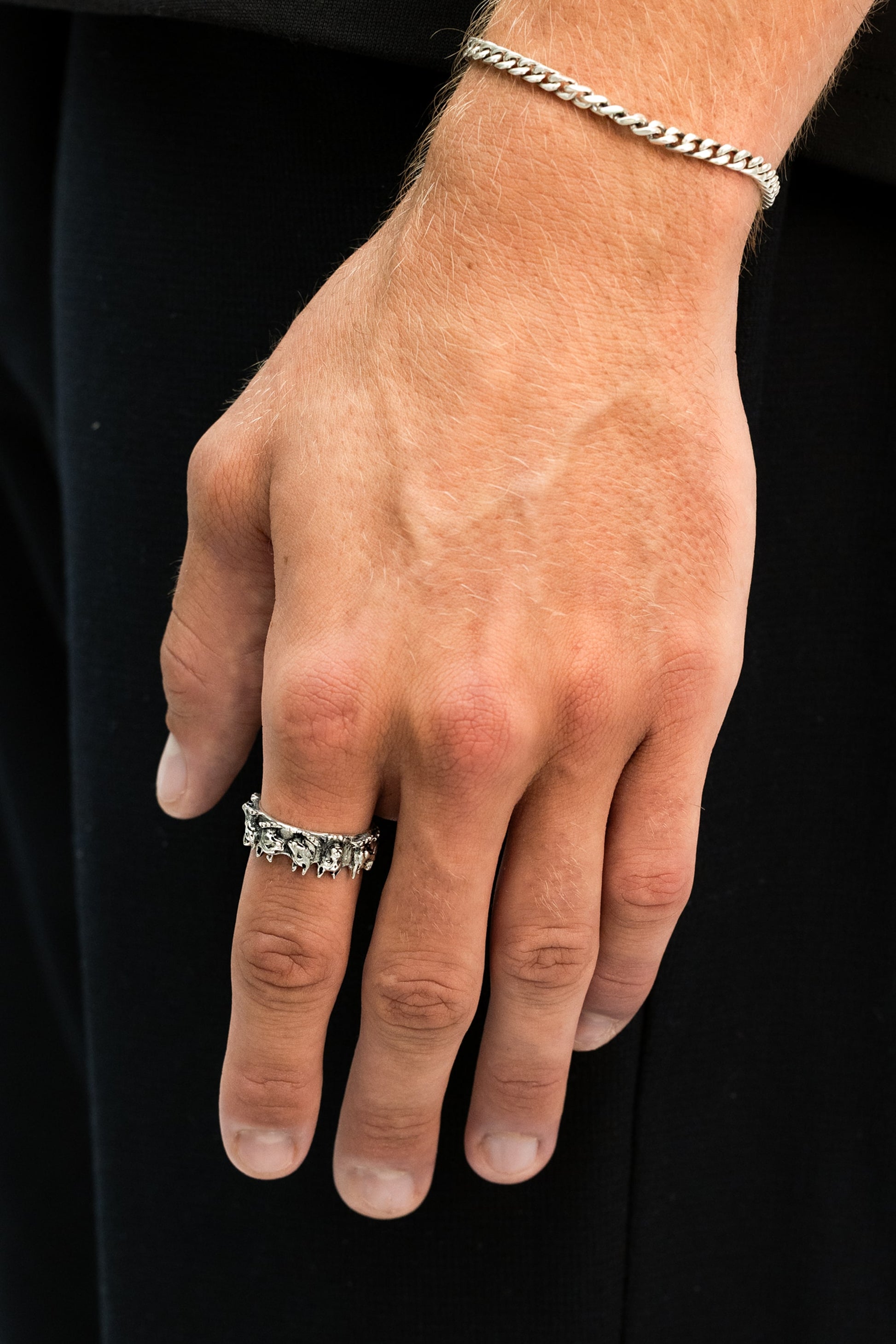 Doberman Crown Ring