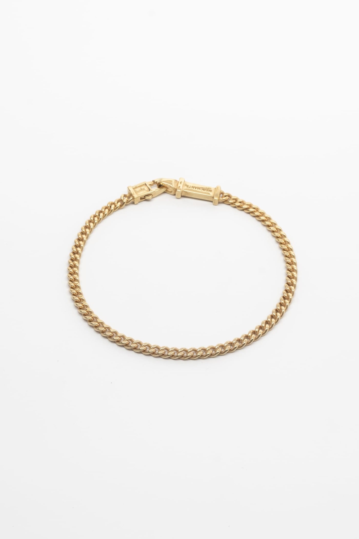 Thin Cuban Bracelet | Gold