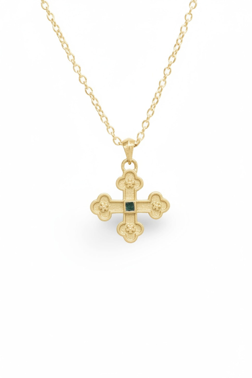 Verdant Relic Pendant | Gold