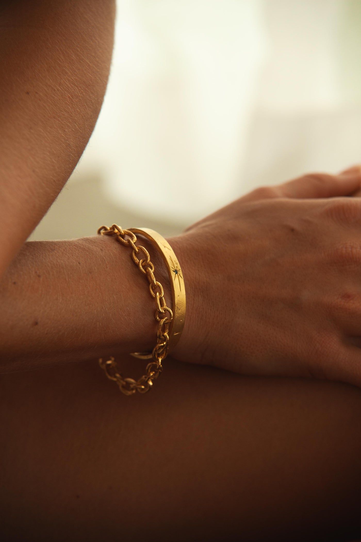 The Liminal Chain Bracelet | Gold